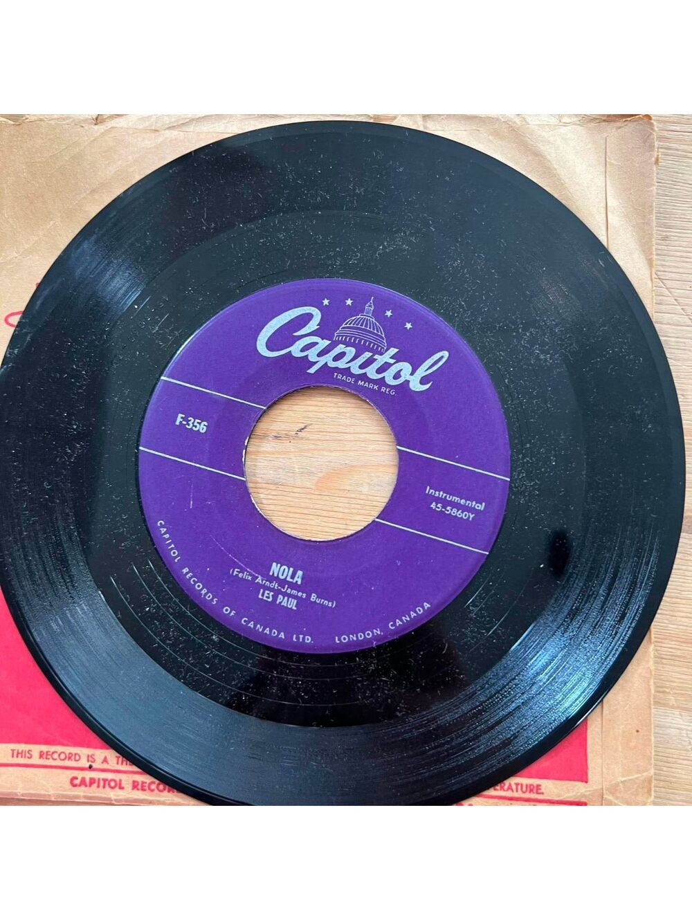 Les Paul - Nola/Jealous 45rpm VG+ R08